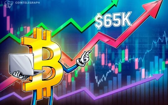 Bitcoin Rebound To $65K Holds As US Stocks Recover From AI Meltdown