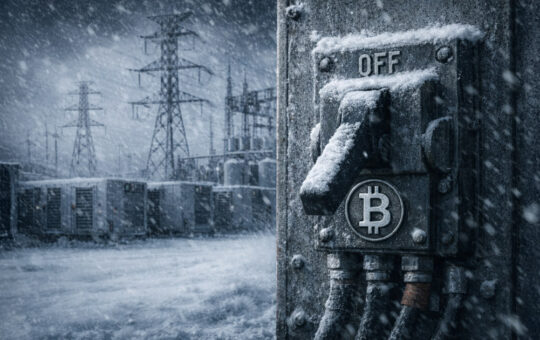 Bitcoin hashrate slumps as US miners curtail during winter storm