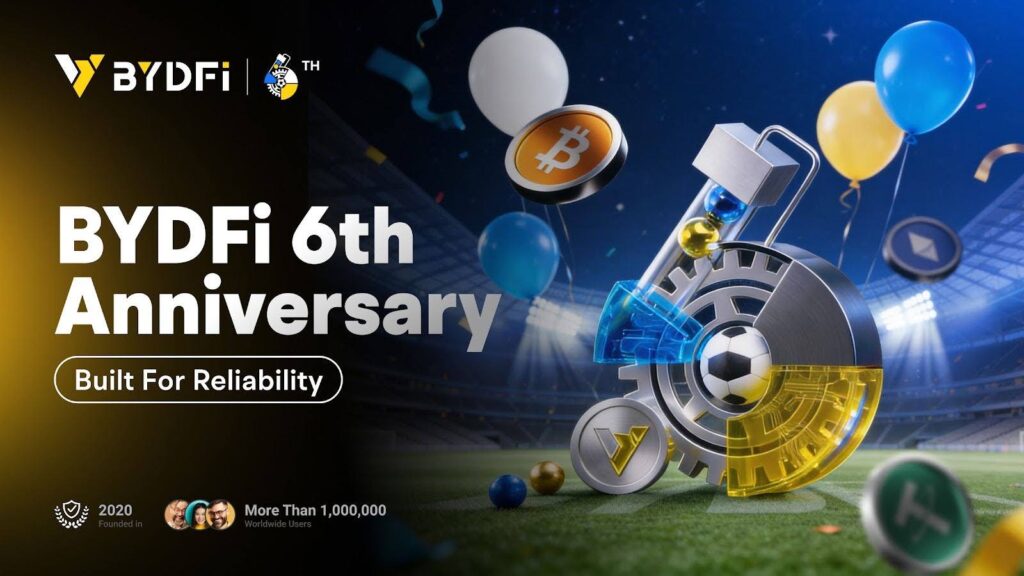 BYDFi Marks 6th Anniversary With Month-Long Celebration, Built for Reliability – Press release Bitcoin News