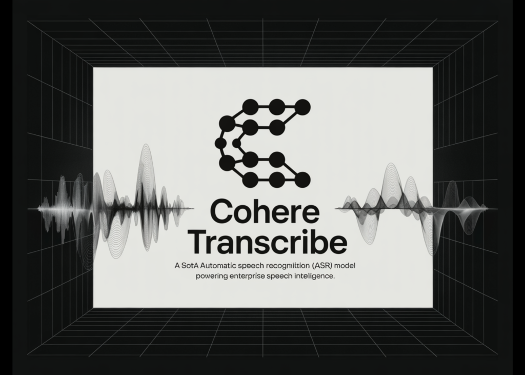 Cohere AI Releases Cohere Transcribe: A SOTA Automatic Speech Recognition (ASR) Model Powering Enterprise Speech Intelligence