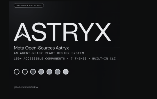 Meta Open-Sources Astryx: An Agent-Ready React Design System With 150+ Accessible Components, Seven Themes, and a CLI