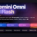 Google AI Releases Gemini Omni 1.1 Flash: 40-Second Scene Extension, First/Last Frame Control, and 4K Upscaling