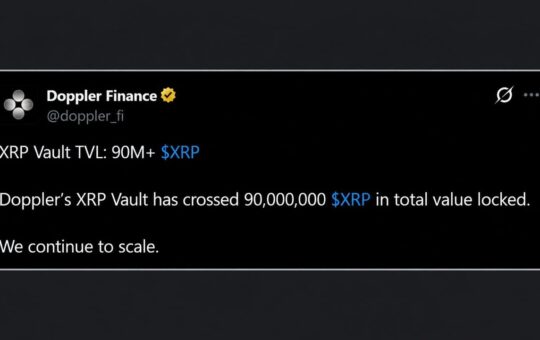 XRP Holders Have Now Parked 90 Million Coins in a Single Yield Vault